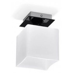 Nowoczesny plafon PIAZZA 1 SLA.0191 Czarny 1xE27