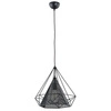 Lampa wisząca ALFA NET CZARNA 1xE27 36cm | 60499