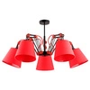 Rozłożysta czerwona Lampa ANAKIN RED V