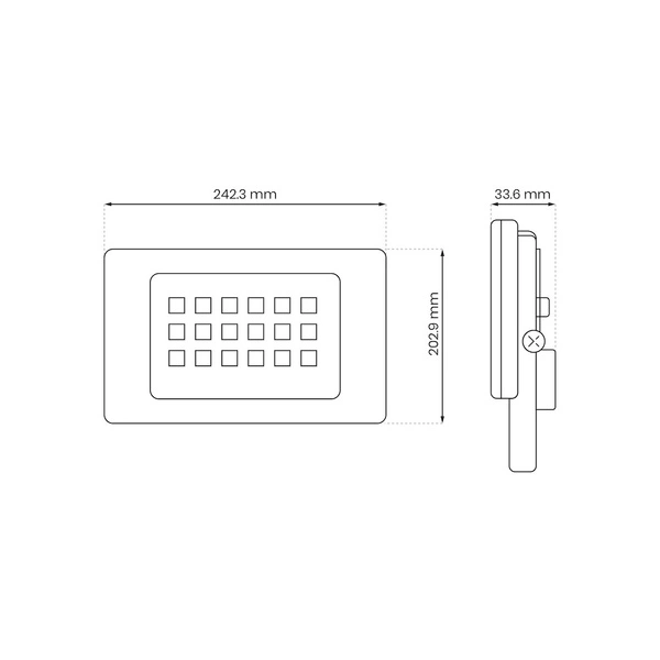 Naświetlacz LED 100W 4000K