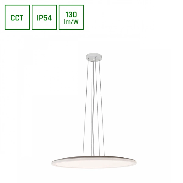 NYMPHEA FLAT DUO 48W CCT 230V 120ST IP54 FI500X26MM BIAŁY OKRĄGŁA