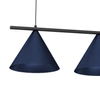 Lampa wisząca CAPITAL BLACK/NAVY BLUE 3XGX53