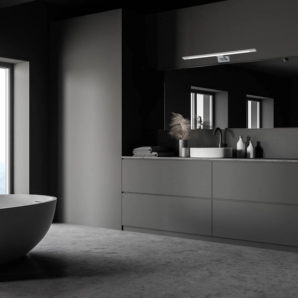 Kinkiet łazienkowy nad lustro SHINE 12W LED 60cm | chrom