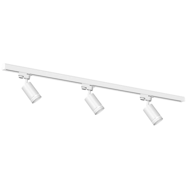 Zestaw Szynoprzewód 3xPipe Ring GU10 + Prowadnica 1,5m - Biały