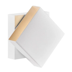 Kinkiet TURN LED 2700K Biała ciepła Aluminium | Biały