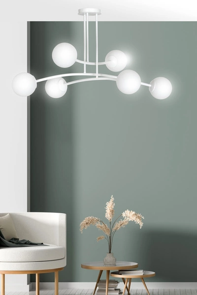 Lampa sufitowa Emibig HALLDOR 6 Biały 1025/6