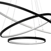 Lampa wisząca ROTONDA, czarna, 93W LED, barwa neutralna 4000K, ML7945