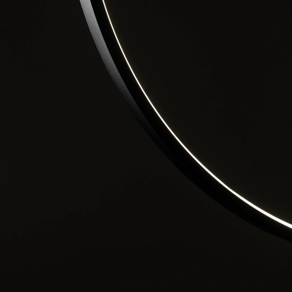 Lampa wisząca CIRCOLO LED 45cm 18W barwa ciepła 3000K | czarny 10810