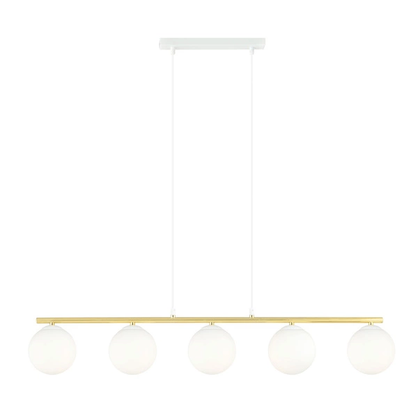 Lampa sufitowa Emibig ALLORA 5 WH OPAL 1255/5