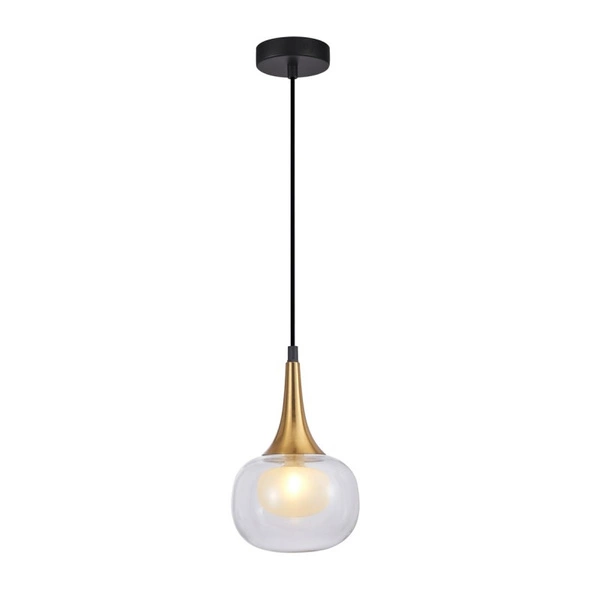 Lampa wisząca Konila śr. 16cm G9 | mosiądz