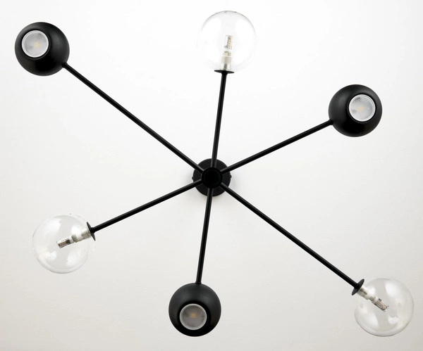 Nowoczesny Żyrandol MOKA wys. 47-69cm 3xG9 3xGU10
14W IP20 | Czarny