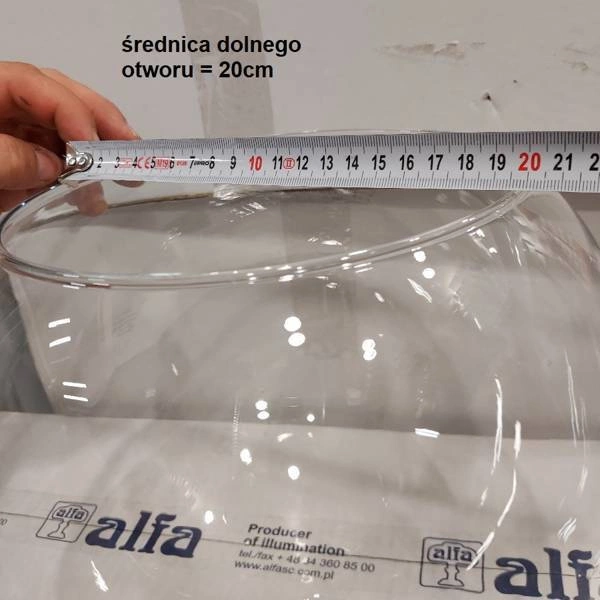 Klosz transparentna szklana kula do lamp Missi oraz Prinsa Clear | 8873