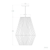 Lampa Wisząca Boho Z Plecionego papieru Abruzzo Giula 30cm E27