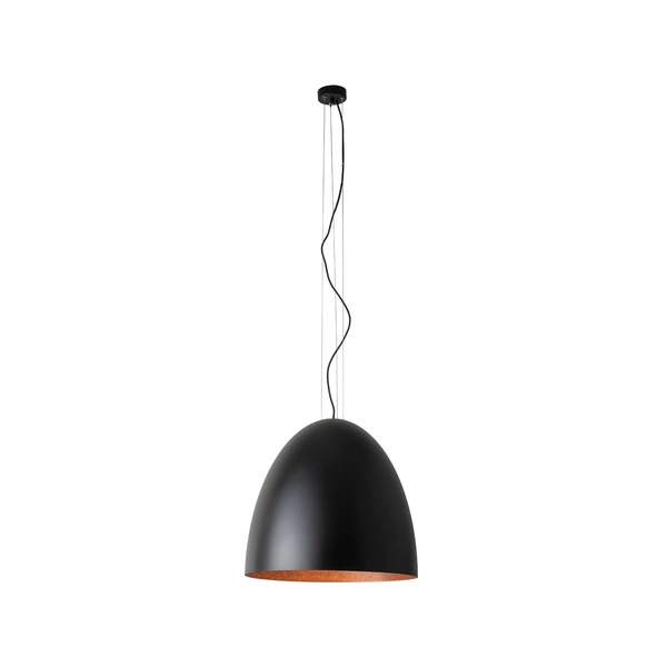 Lampa wisząca EGG L BLACK/COPPER śr. 55 cm 5xE27 | czarny /miedziany 10320