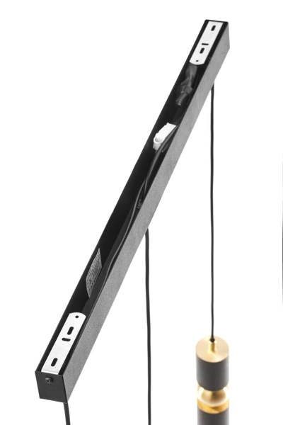 Nowoczesna Lampa wisząca ALAS wys. 120cm 3xG10 14W IP20 | Złoty