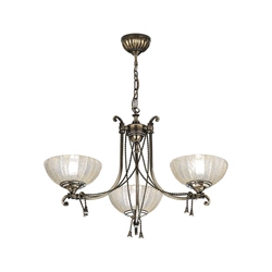 Lampa wisząca Granada 3 - Patyna połysk (710 mm) 8313 Antigo