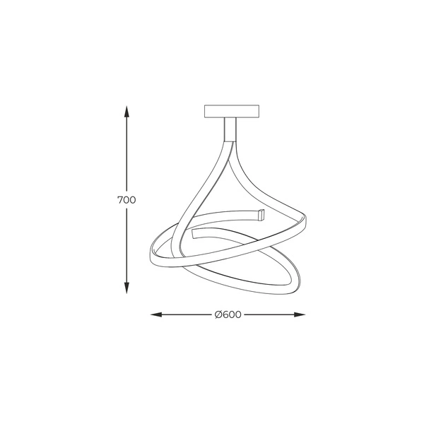 MX9932-2-3BD VISO LAMPA SUFITOWA CZARNA/BLACK