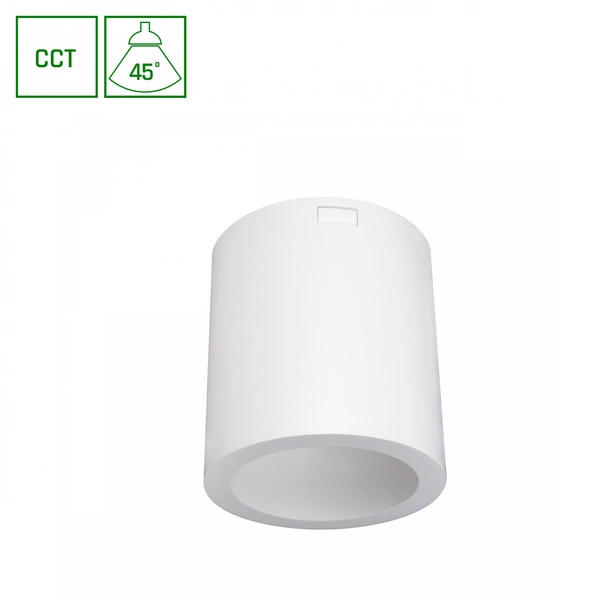 CHLOE COMPLETE NATYNKOWA 7W CCT 230V 45ST IP20 UGR<19 FI90X100MM BIAŁY OKRĄGŁA