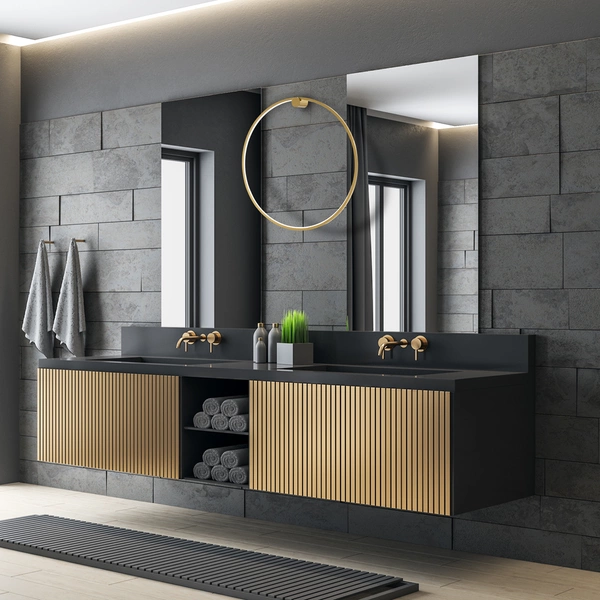 Kinkiet SATURNO, złoty, 46W LED, barwa neutralna 4000K, ML8853