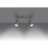 Lampa sufitowa LEMMI 2, biały/chrom, 2x40W GU10, SL.1124