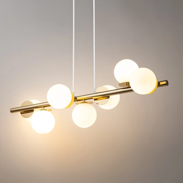 Lampa Sigma AVOLA zwis kulki 7 złote/białe 40796