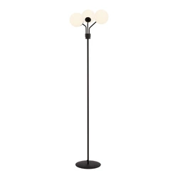 Lampa podłogowa Emibig NOVA LP3 Czarny/OPAL 1138/LP3