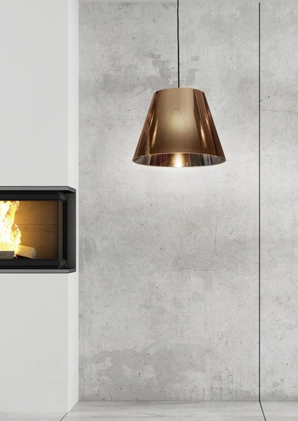 Lampa wisząca PLATINO 31-38302 miedziana 1x60W E27