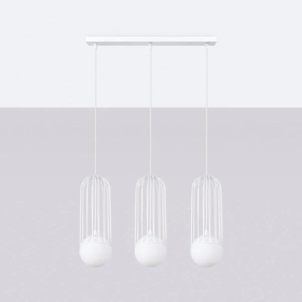 Lampa wisząca BRINA 3L biała