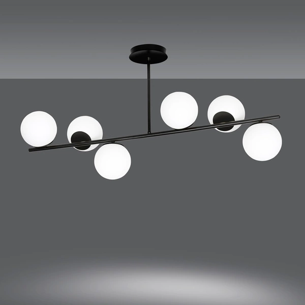 Lampa sufitowa Emibig BIOR 6 Czarny 1020/6