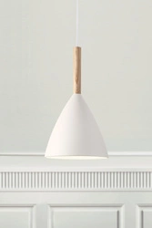 Lampa wisząca PURE E27 40W Metal | Biały