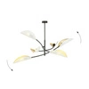 Lampa sufitowa Emibig LOTUS 6 Biały/GOLD 1107/6