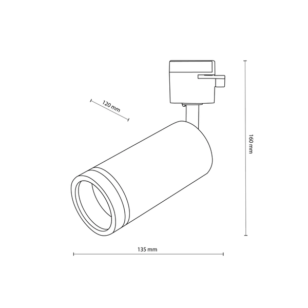 TRACER GU10 BLACK RING 6897