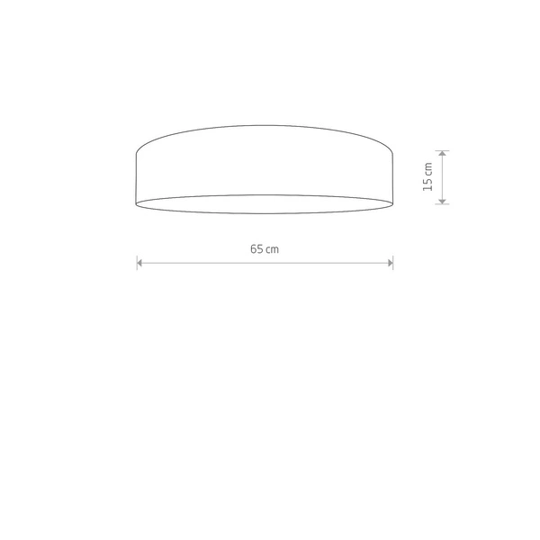 Plafon lampa sufitowa LAGUNA CREAM śr. 65cm 8957