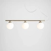 Aldex Lampa wisząca BERYL 3, 1006E_30, złoty/biały, 3x40W E14