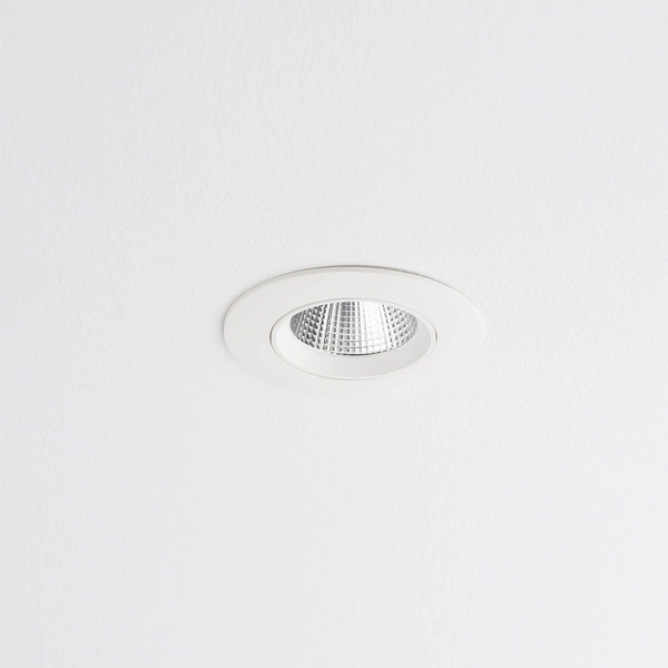 Lampa podtynkowa EGINA LED szer. 11cm 10W barwa ciepła 3000K | biały 10551