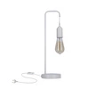 Lampa stołowa LAREN LEDEA, 50501193, biała,1x40W E27