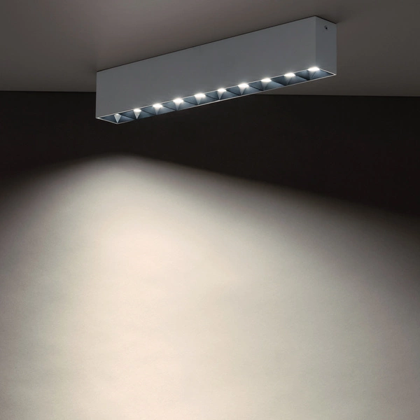 Liniowa oprawa natynkowa MIDI LED 38,5cm 40W 4000K neutralna | biały 10053