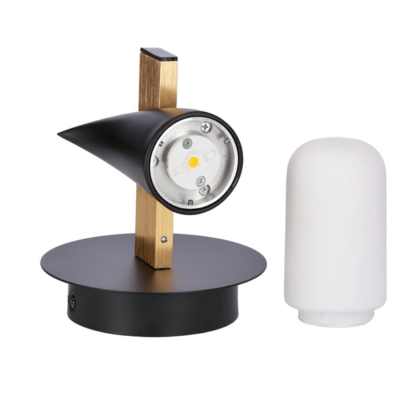 Kinkiet SAKAI LEDEA, 50433079, czarny, 5x4W LED, barwa ciepła 3000K