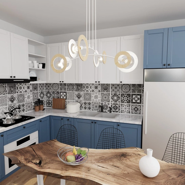 Lampa wisząca Emibig SKIVA 4 WH 1410/4