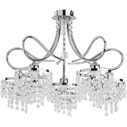 Lampa sufitowa ALFA DIANA CHROM 5xE14 48cm | 18995