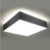 Plafon Sollux HORUS 45 Lampa sufitowa PVC, Stal, szary 3 x 15W LED, SL.0140