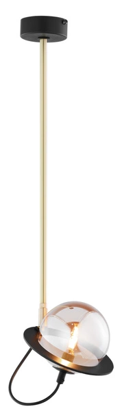 Nowoczesna Lampa wisząca PLANET wys. 65cm 1xG9 14W IP20 | Złoty