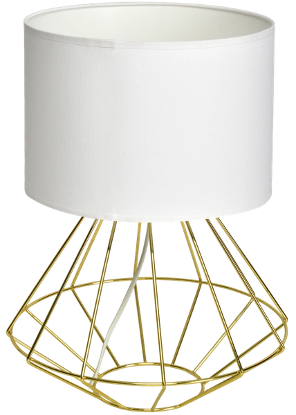Lampa stojąca INDUSTRIALNA LUPO WHITE/GOLD 1xE27 MLP6268