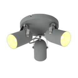 Lampa sufitowa GRAY 3xE14, szara, 98-66503