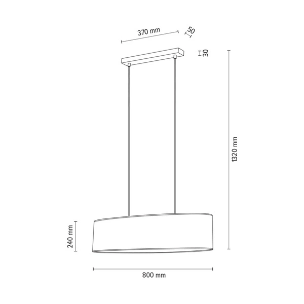 Lampa Wisząca Mateo 2xE27 Max.40W Czarny Metal/Przezroczysty Kabel PCV/Beżowa Tapeta 87811204