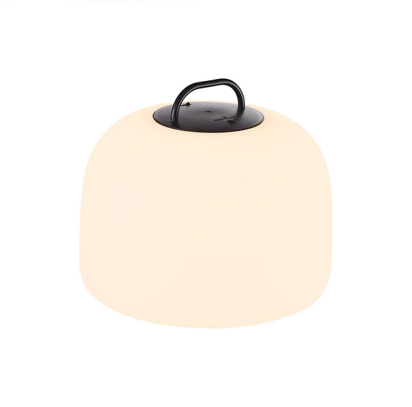 Lampa z przenośna na akumulator KETTLE LED 2700K Biała ciepła Plastik | Biały