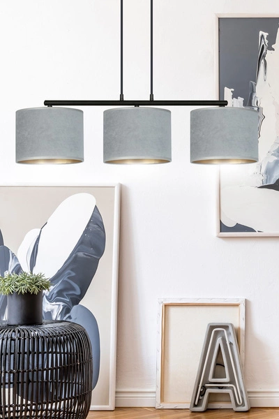 Lampa wisząca Emibig HILDE 3 BL GRAY 1050/3