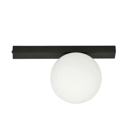 Lampa sufitowa Emibig FIT 1 Czarny/OPAL 1124/1