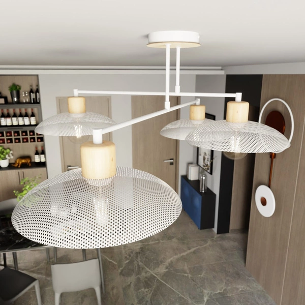 Lampa sufitowa Emibig KOBE 4 Biały 1319/4