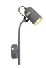 Lampa ścienna GRAY na wysięgniku 91-66527 szara 1x40W E14
